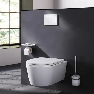 Клавиша смыва Am.Pm PrimeFit I090201 механическая белая глянцевая